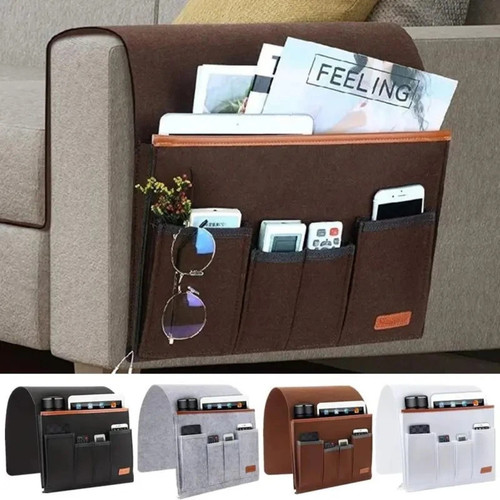 Pocket couch arm caddy - 6-pocket,