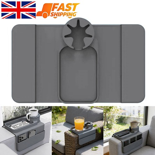 Silicone couch armrest tray - armrest,