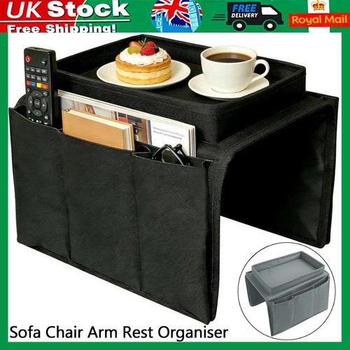 Sofa chair arm rest organiser - chair,
