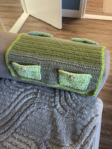 Hand crocheted green - hand-crocheted, sofa