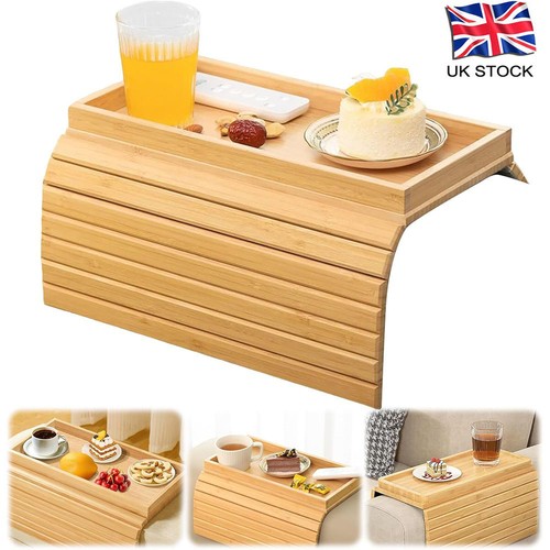 Arm rest organiser tray - rest, bamboo