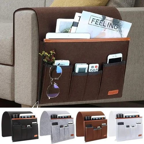 Pocket couch arm caddy - 6-pocket,