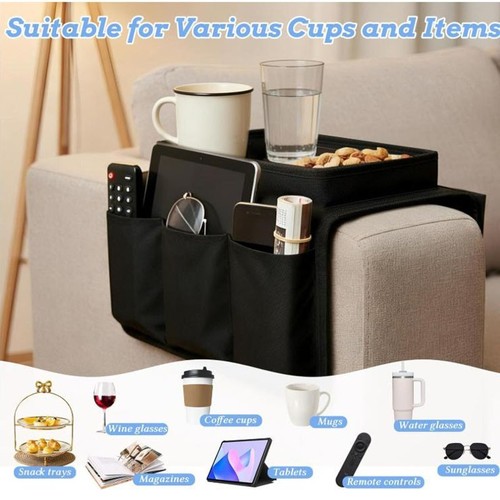 Sofa chair arm rest organiser - sofa,